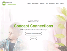 Tablet Screenshot of concept-connections.com